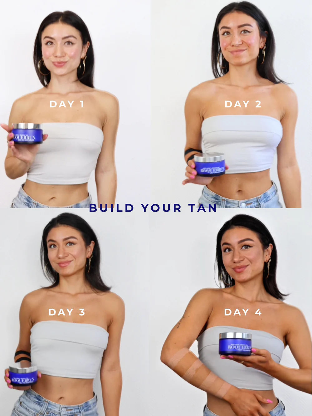 Gradual tan body lotion