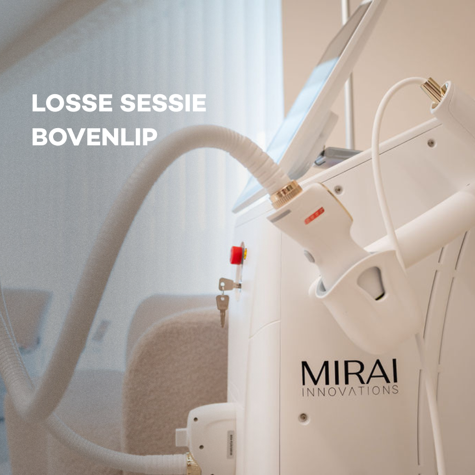 Mirai laser: losse sessie bovenlip