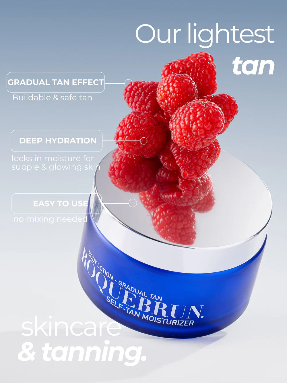 Gradual tan body lotion
