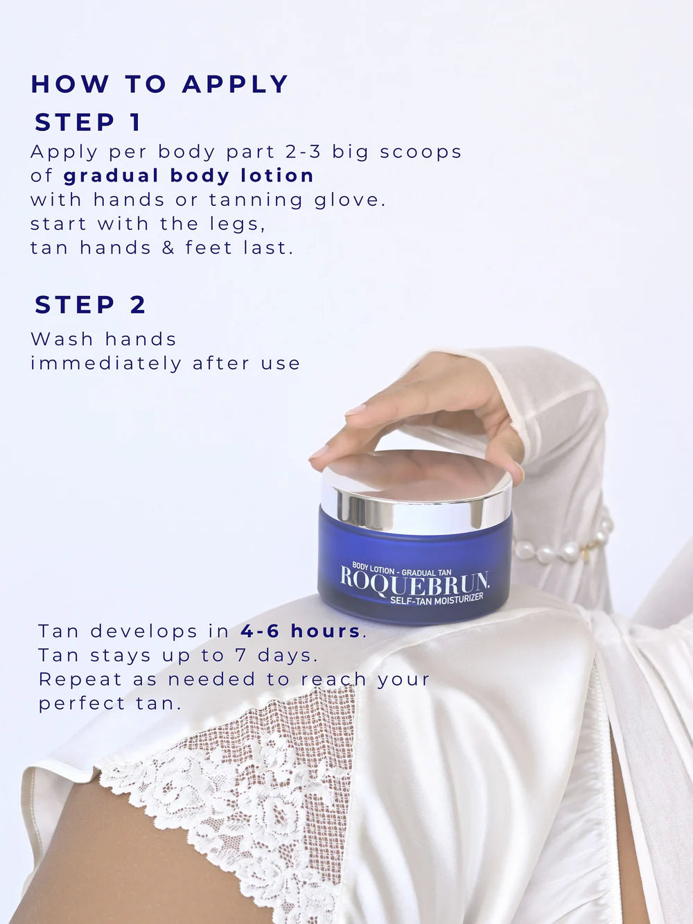 Gradual tan body lotion